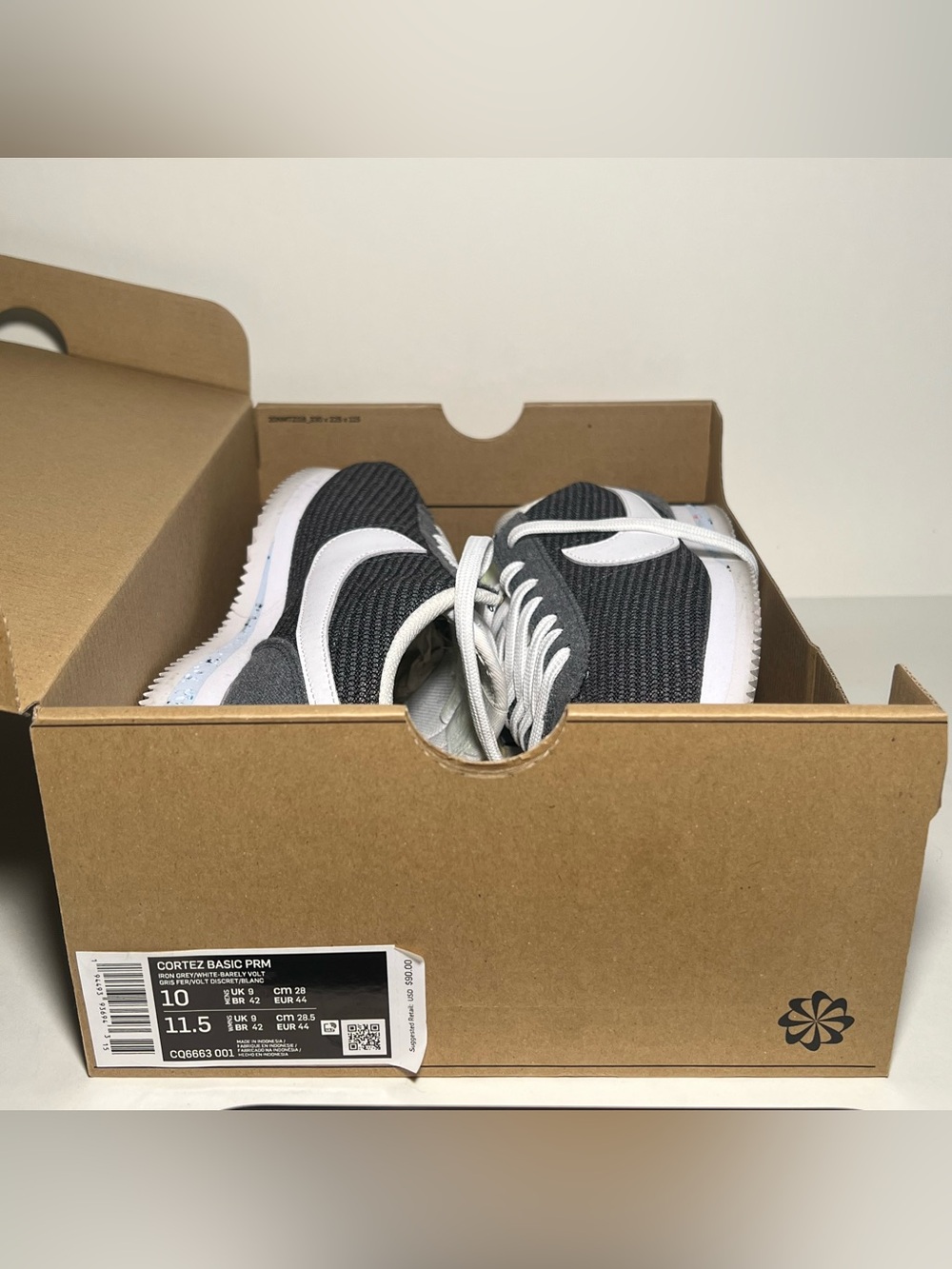 Nike Cortez Basic PRM #CQ6663-001 - Picture 10 of 11